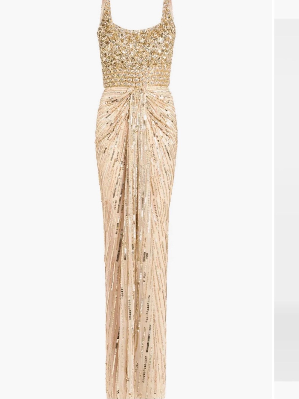 Jenny Pakham Elixir sequin embellished gown